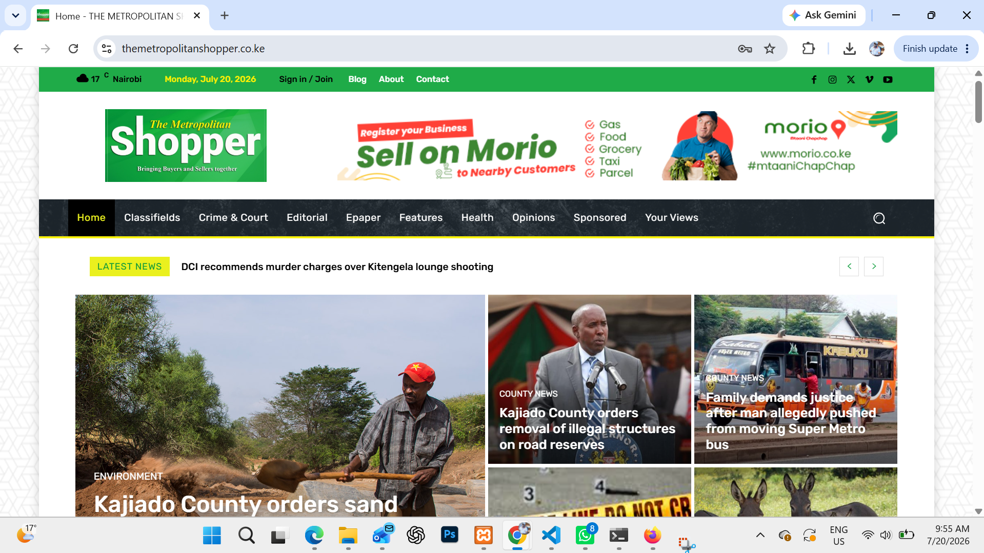 The Metropolitan Shopper (News Website)